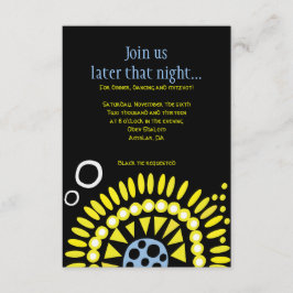 Tarjeta de recepción MOSAIC DOVE of PEACE Bat Mitz