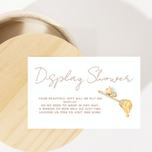 Tarjeta De Recepción Mostrar la ducha Cute Abeja Género Neutral Baby Sh