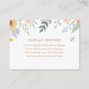 Tarjeta De Recepción Mostrar la ducha dulce como puede ser Baby Shower 