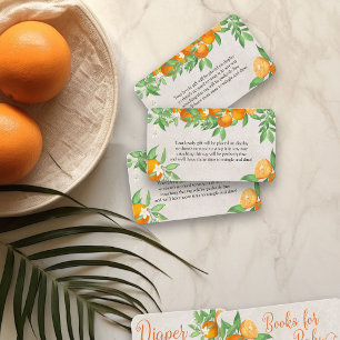 Tarjeta De Recepción Mostrar poema de regadera sin envolver Citrus Nara