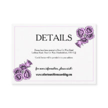 Mystical Purple Rose Wedding