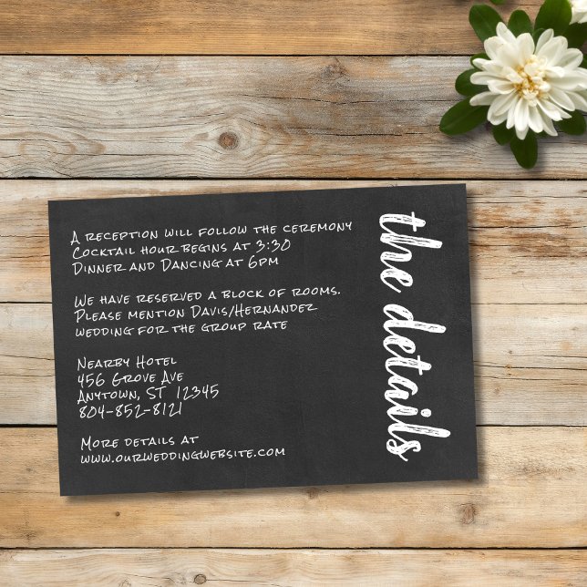 Tarjeta De Recepción Nada Fancy Ama Solo El Casual Sencillo (Subido por el creador)