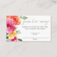 Naranja rosa peony baby ducha adivina cuántos