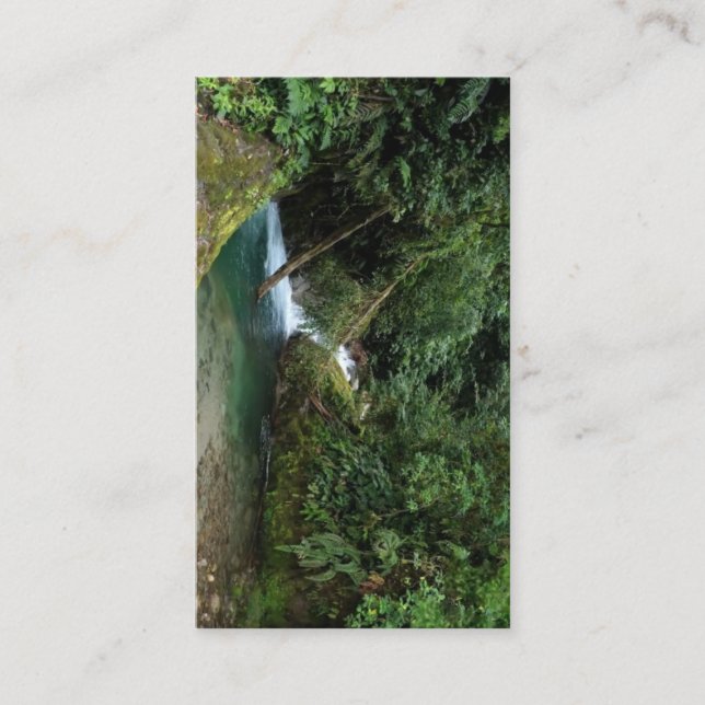 Tarjeta De Recepción Natural design  (Anverso)