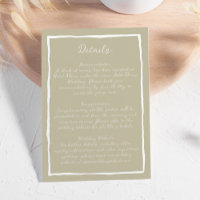 Naturaleza simple Detalles del Boda dibujado a man