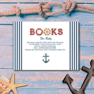 Tarjeta De Recepción Nautical Ahoy: Libros para bebés para bebé