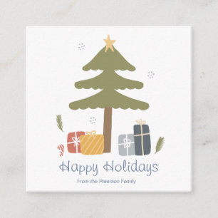 Tarjeta De Recepción Navidad personalizada al estilo
