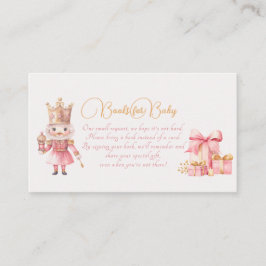 Tarjeta De Recepción Navidades Baby Shower Nutcracker Book for Baby
