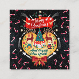 Tarjeta De Recepción Navidades Candies