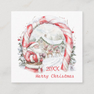 Tarjeta De Recepción Navidades de Candy Cane
