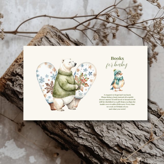 Tarjeta De Recepción Navidades de invierno de Woodland: Libros para beb (Subido por el creador)