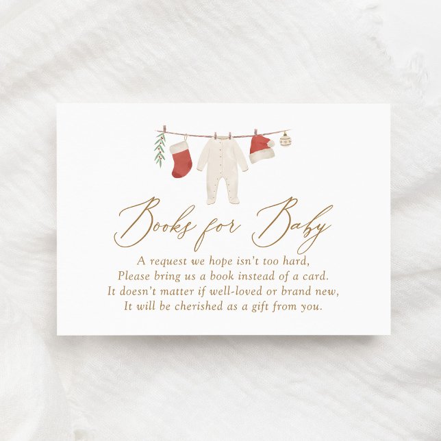 Tarjeta De Recepción Navidades de invierno: Libros de ropa para bebé (Subido por el creador)