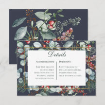 Navidades de invierno marina verde detalla Boda