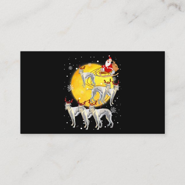 Tarjeta De Recepción Navidades de renos de marionetas divertidos Santa  (Anverso)