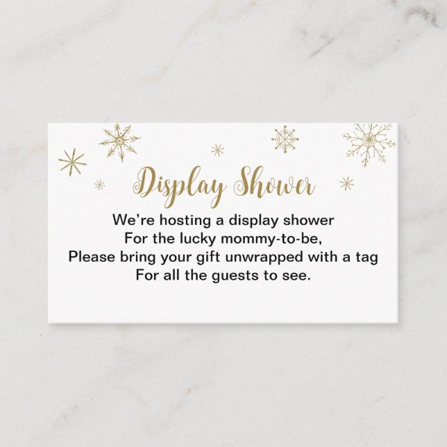 Tarjeta De Recepción Navidades de Santa Bebé Baby Shower Pantalla Ducha (Anverso)