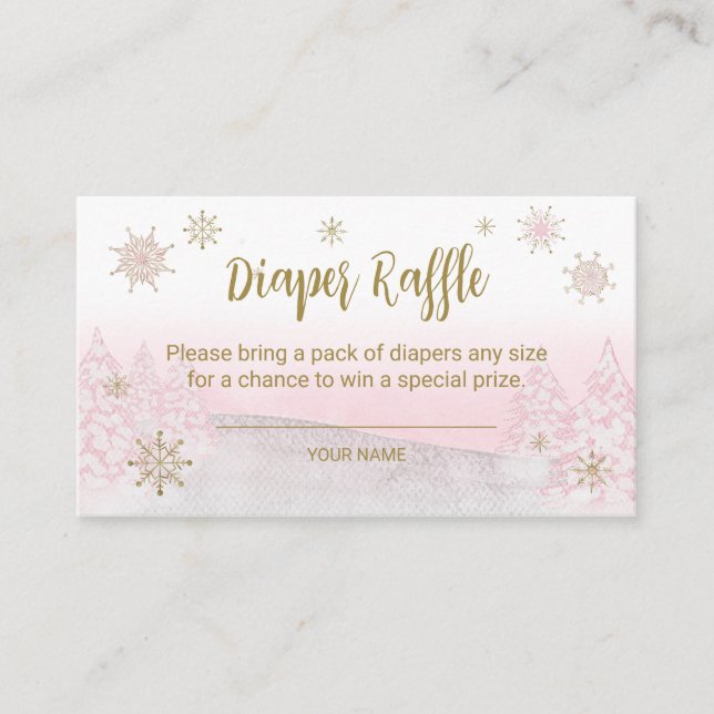 Tarjeta De Recepción Navidades de Santa Bebé Diaper Clausura (Anverso)