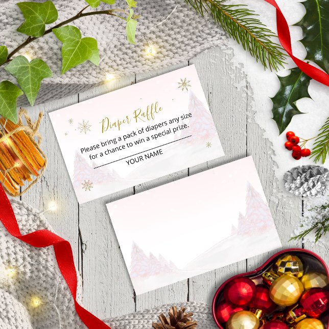 Tarjeta De Recepción Navidades de Santa Bebé Diaper Clausura (Subido por el creador)