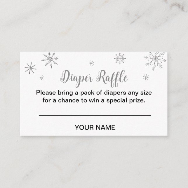 Tarjeta De Recepción Navidades de Santa Bebé Diaper Clausura (Anverso)