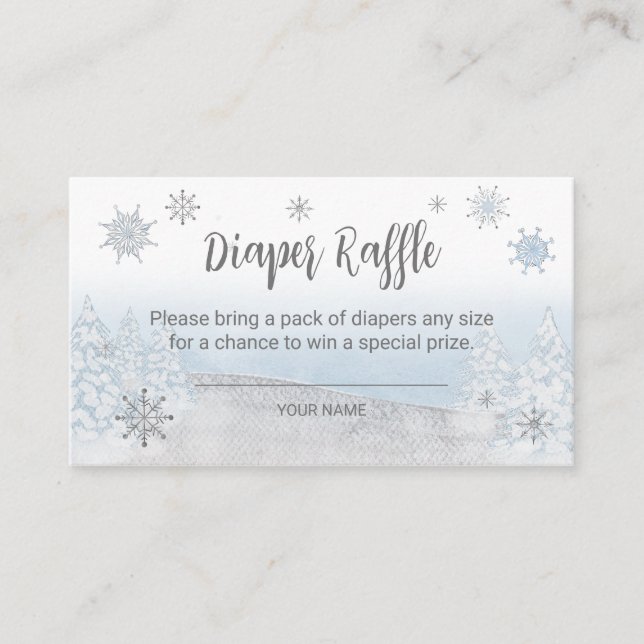 Tarjeta De Recepción Navidades de Santa Bebé Diaper Clausura (Anverso)