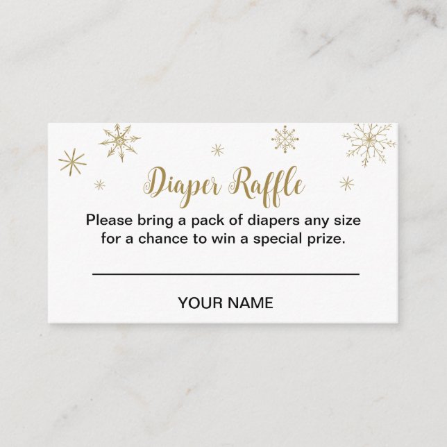 Tarjeta De Recepción Navidades de Santa Bebé Diaper Clausura (Anverso)