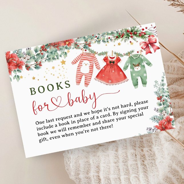 Tarjeta De Recepción Navidades de Santa Bebé Libros de Baby Shower para (Subido por el creador)