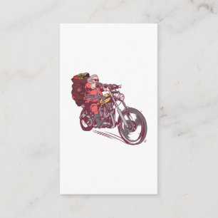 Tarjeta De Recepción Navidades de Santa Biker disfrazados para invitaci