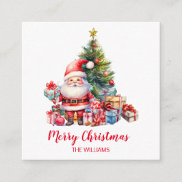 Tarjeta De Recepción Navidades de Santa Clause