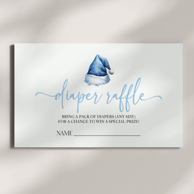 Tarjeta De Recepción Navidades de Santa Hat Baby Shower Diaper Raffle (Subido por el creador)