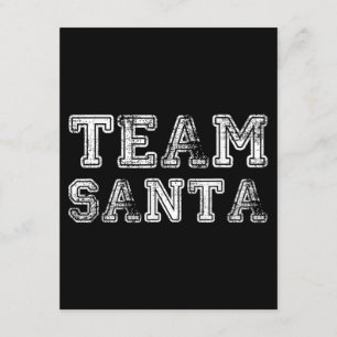 Tarjeta De Recepción Navidades de Team Santa Funny