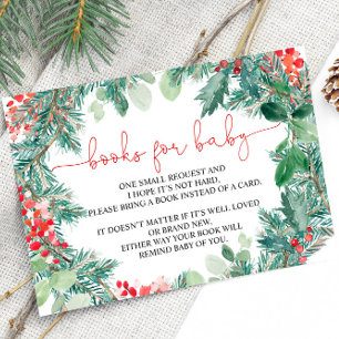 Tarjeta De Recepción Navidades escriben libro de vegetación para tarjet