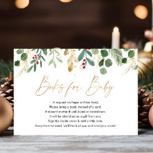 Navidades follan libros elegantes para insertos de
