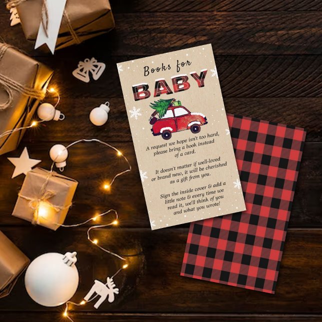 Tarjeta De Recepción Navidades Libros De Baby Shower Para Bebé (Subido por el creador)