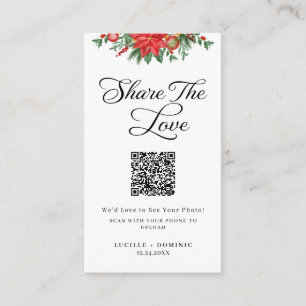 Tarjeta De Recepción Navidades Verdor Boda de vacaciones comparten el a