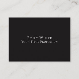 Tarjeta De Recepción Negro Plano Elegante Profesional Moderno