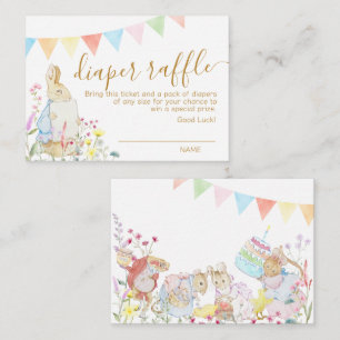 Tarjeta De Recepción Neutral Beatriz Potter Peter the Rabbit Books Baby