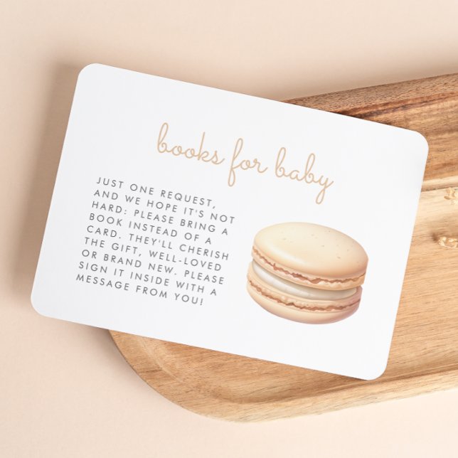 Tarjeta De Recepción Neutral Macaron Baby Shower Books Enclosure Card (Subido por el creador)