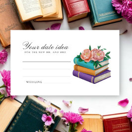 Tarjeta De Recepción New Chapter Bridal shower Date night ideas 