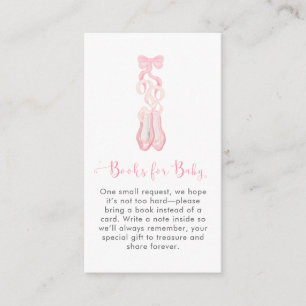 Tarjeta De Recepción Niña de ballet con tutú rosa moderno lindo