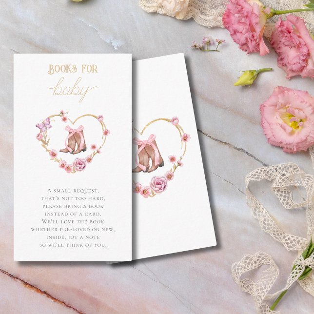 Tarjeta De Recepción Niña pequeña está en camino a los libros para bebé (Subido por el creador)