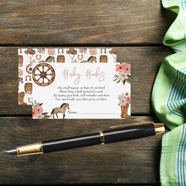 Tarjeta De Recepción Niñita en camino a los libros para bebés de Baby S (Subido por el creador)