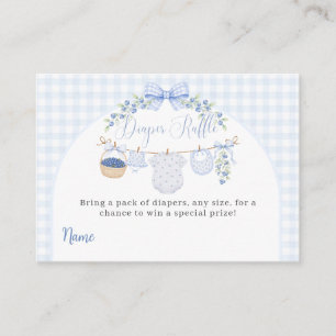 Tarjeta De Recepción Niño Dulce de Arándanos Shower de Baby
