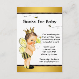 Tarjeta De Recepción Niños Que Llevan Un Libro Insertos De Baby Shower