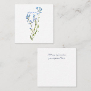 Tarjeta De Recepción No me olvides Flor de jardín acuarela personalizad