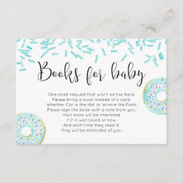 Tarjeta De Recepción No pidas libros para bebés