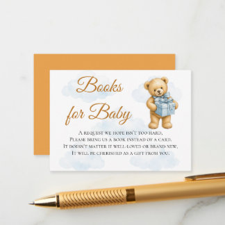 Tarjeta De Recepción No Podemos Esperar Más Oso De Peluche Bebe Niño Sh