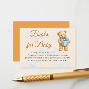 Tarjeta De Recepción No Podemos Esperar Más Oso de Peluche Bebe Niño Sh