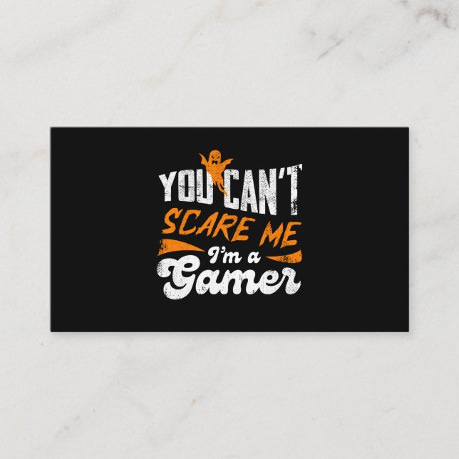 Tarjeta De Recepción No puedes asustarme, soy un jugador de regalos par (Anverso)