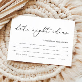 Tarjeta De Recepción Noche moderna Ideas Noche Noche Noche Ducha Tarjet