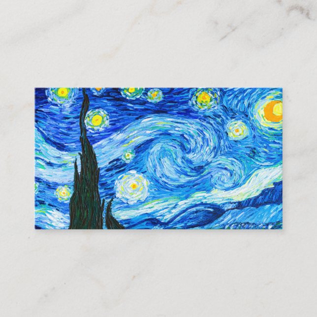 Tarjeta De Recepción Noche Van Gogh Starry
