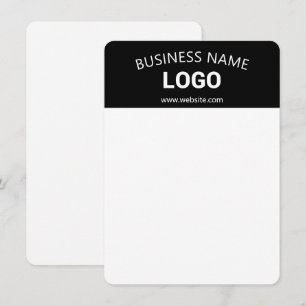 Tarjeta De Recepción Nombre comercial editable, sitio web y logotipo ca